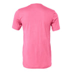 BELLA + CANVAS Unisex Jersey Tee Full Color - Charity Pink - Back