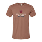 BELLA + CANVAS Unisex Jersey Tee Full Color - Chestnut - Front
