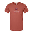 BELLA + CANVAS Unisex Jersey Tee Full Color - Clay - Front