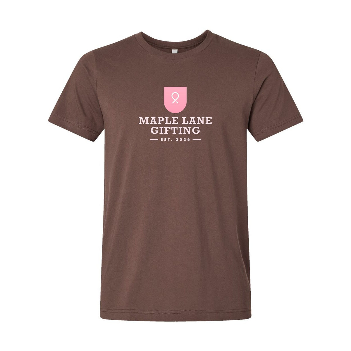 BELLA + CANVAS Unisex Jersey Tee Full Color - Cocoa - Front