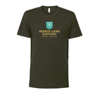 BELLA + CANVAS Unisex Jersey Tee Full Color - Dark Olive - Front