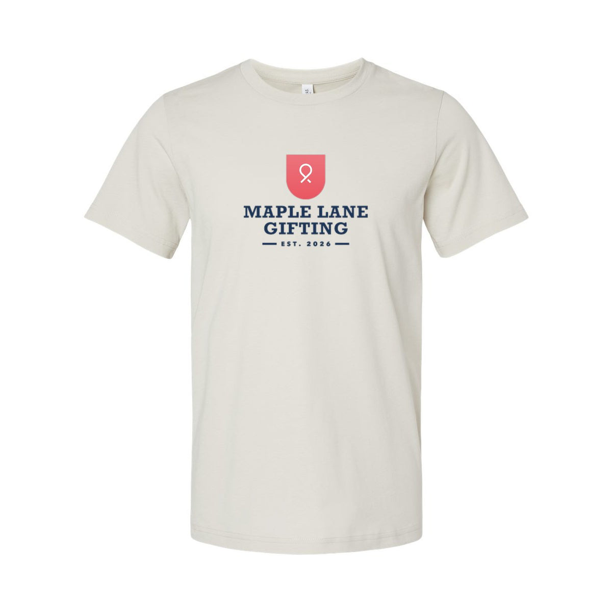BELLA + CANVAS Unisex Jersey Tee Full Color - Dust - Front