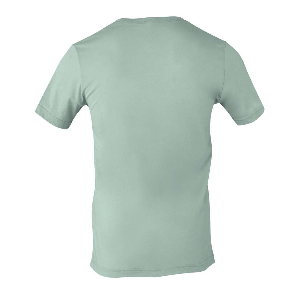 BELLA + CANVAS Unisex Jersey Tee Full Color - Dusty Blue - Back