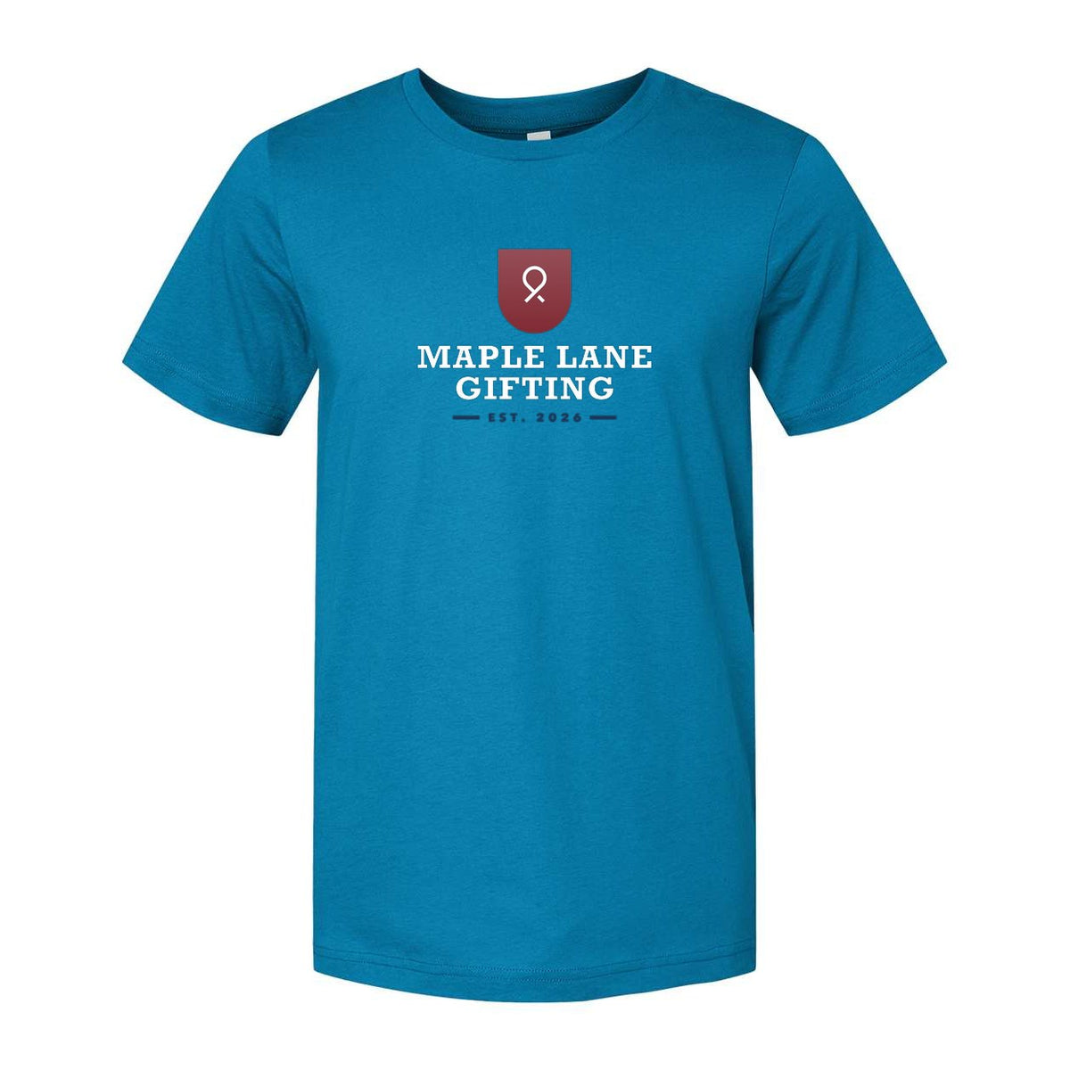 BELLA + CANVAS Unisex Jersey Tee Full Color - Electric Blue - Front