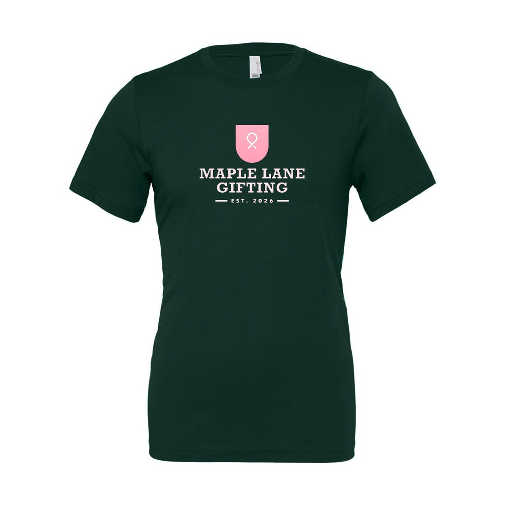 BELLA + CANVAS Unisex Jersey Tee Full Color - Forest - Front