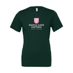 BELLA + CANVAS Unisex Jersey Tee Full Color - Forest - Front
