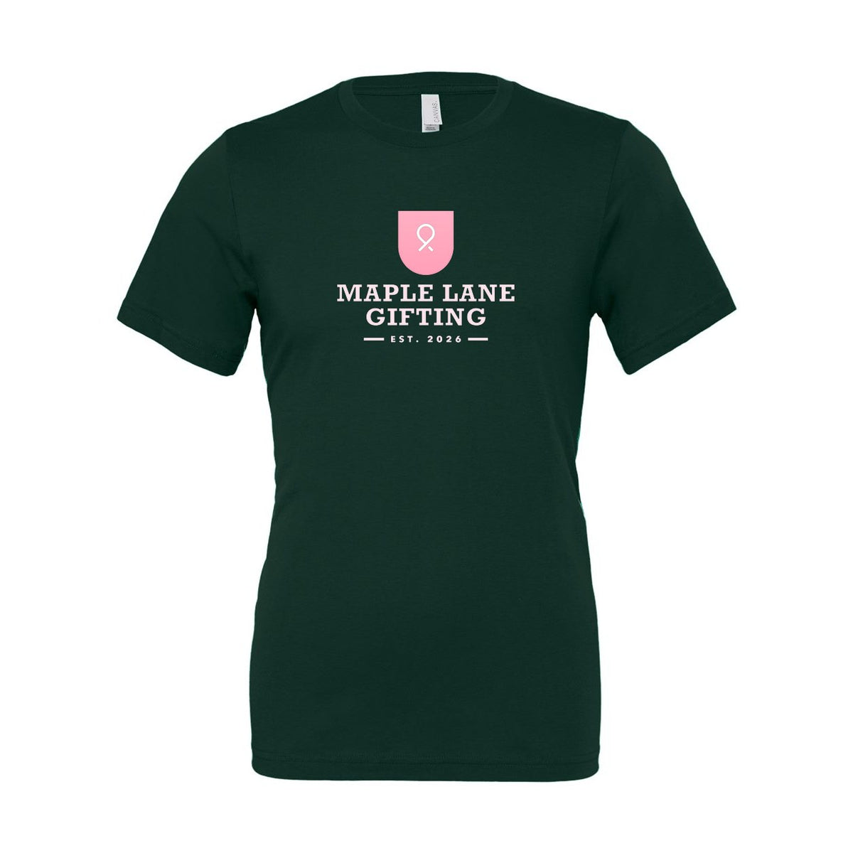 BELLA + CANVAS Unisex Jersey Tee Full Color - Forest - Front