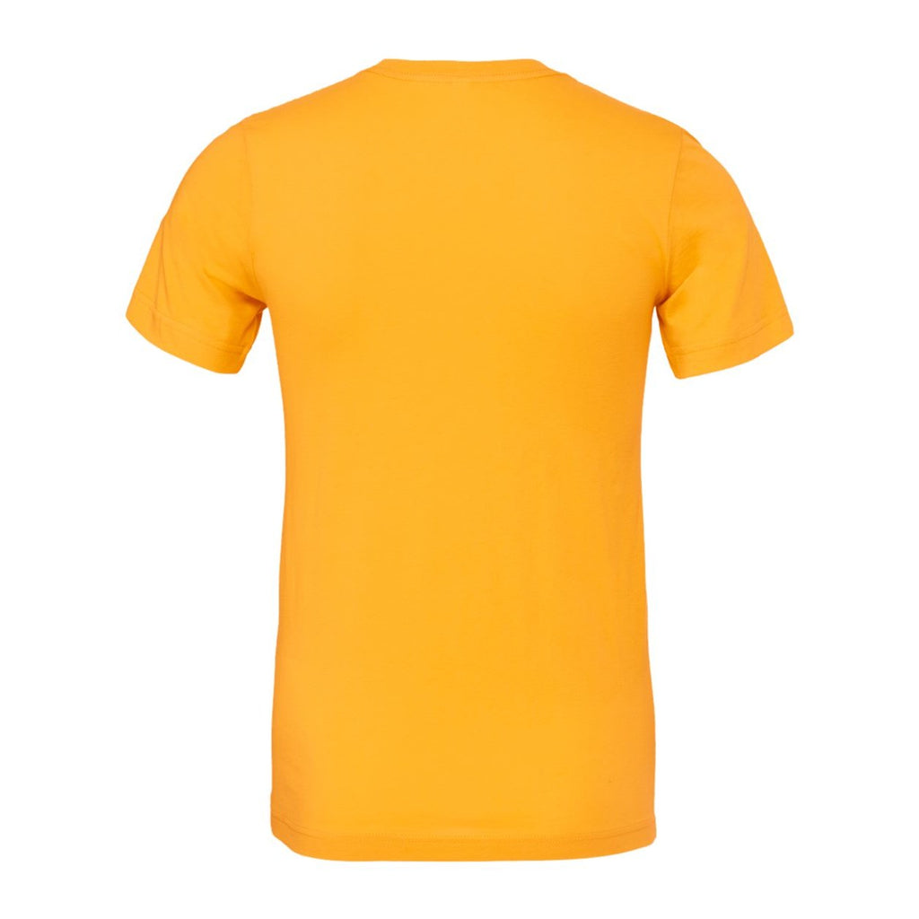 BELLA + CANVAS Unisex Jersey Tee Full Color - Gold - Back