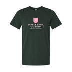 BELLA + CANVAS Unisex Jersey Tee Full Color - Hunter Green - Front