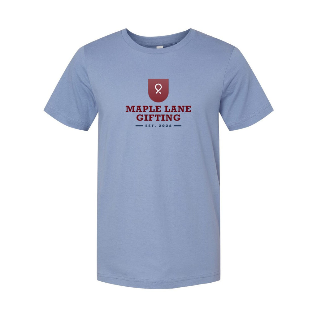 BELLA + CANVAS Unisex Jersey Tee Full Color - Lavender Blue - Front