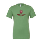 BELLA + CANVAS Unisex Jersey Tee Full Color - Leaf - Front