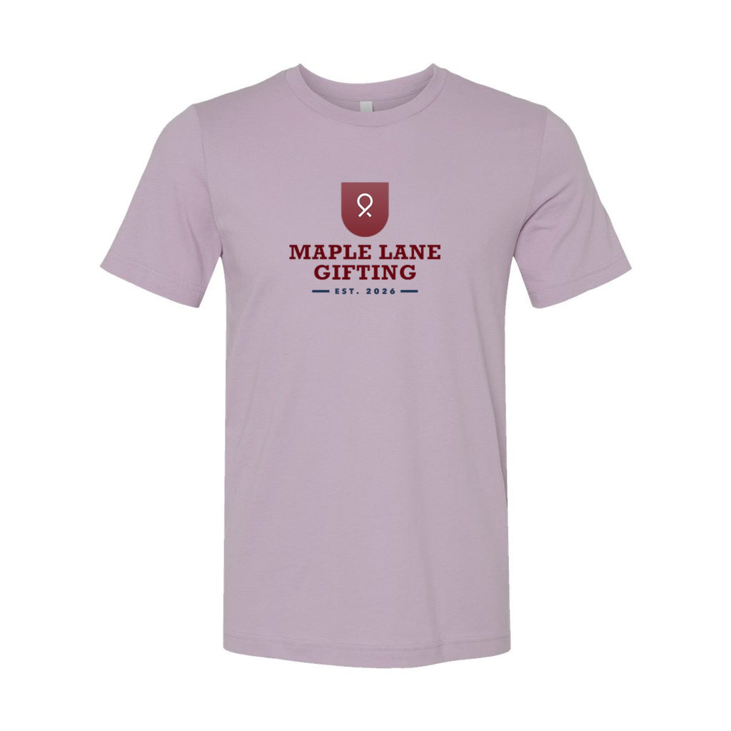BELLA + CANVAS Unisex Jersey Tee Full Color - Light Violet - Front