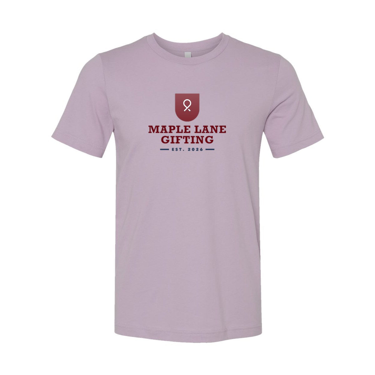 BELLA + CANVAS Unisex Jersey Tee Full Color - Light Violet - Front