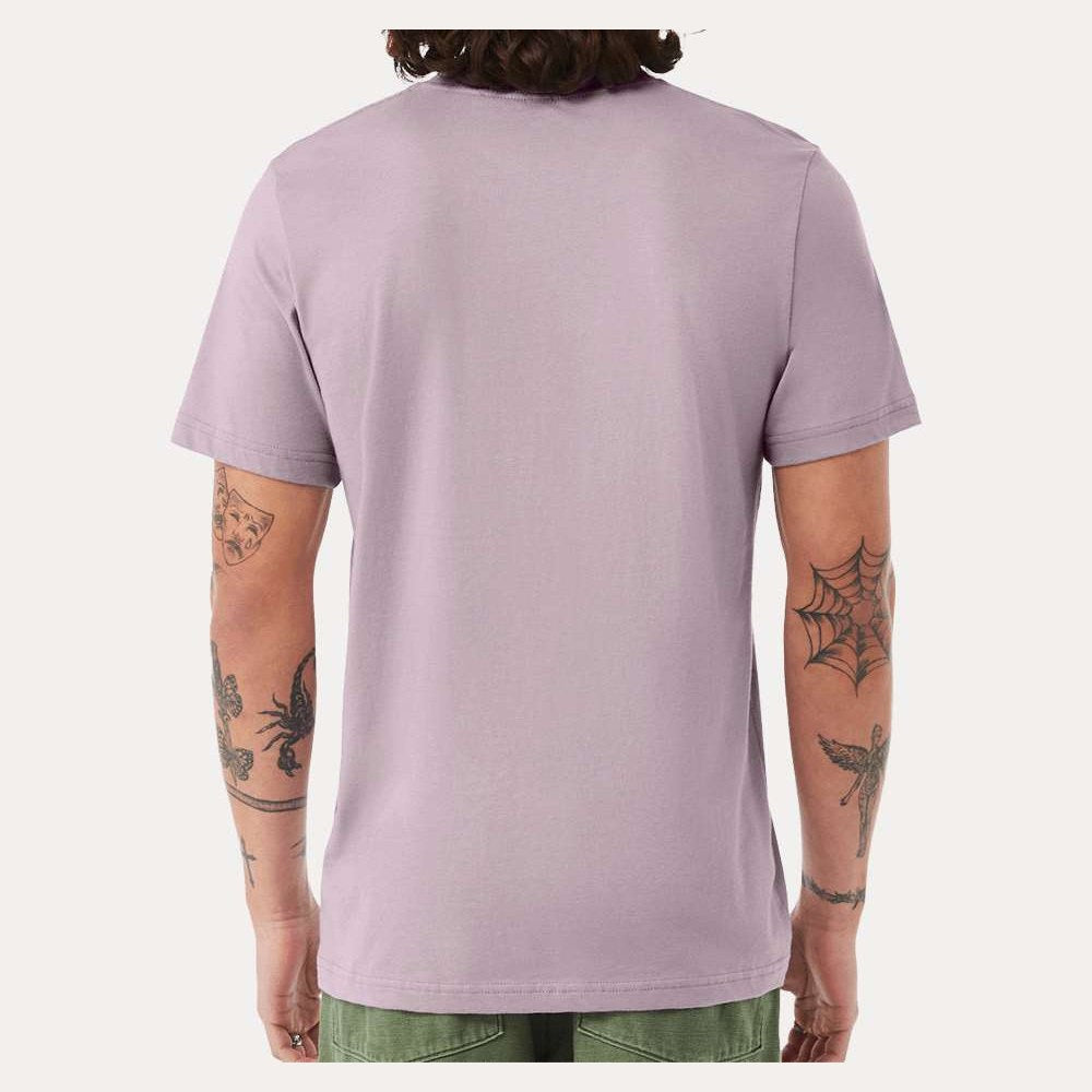 BELLA + CANVAS Unisex Jersey Tee Full Color - Light Violet - On Model Back