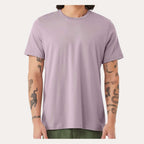 BELLA + CANVAS Unisex Jersey Tee Full Color - Light Violet - On Model Front
