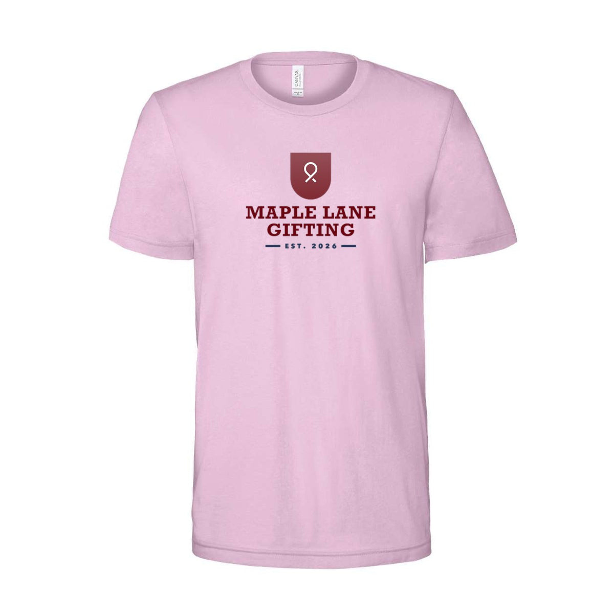 BELLA + CANVAS Unisex Jersey Tee Full Color - Lilac - Front