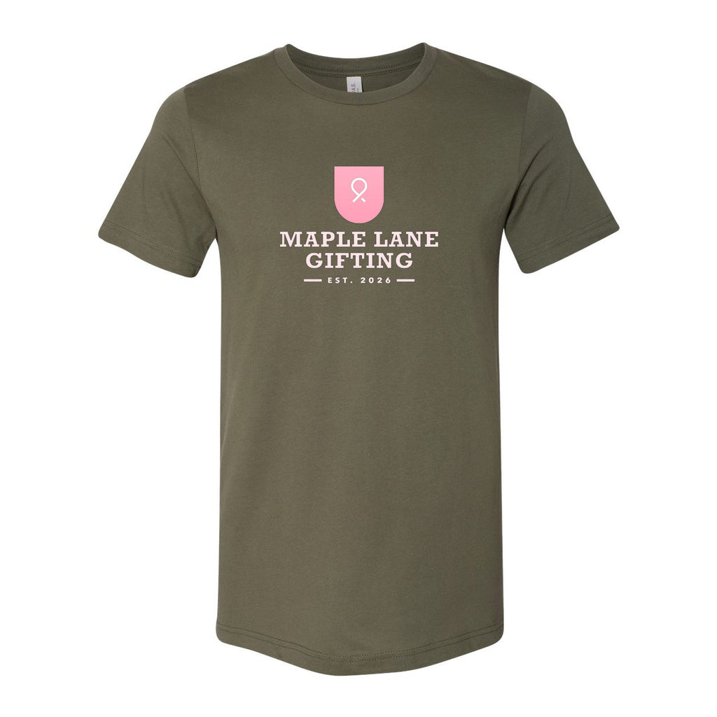 BELLA + CANVAS Unisex Jersey Tee Full Color - Military Green - Front
