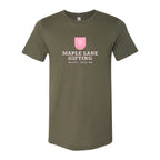 BELLA + CANVAS Unisex Jersey Tee Full Color - Military Green - Front