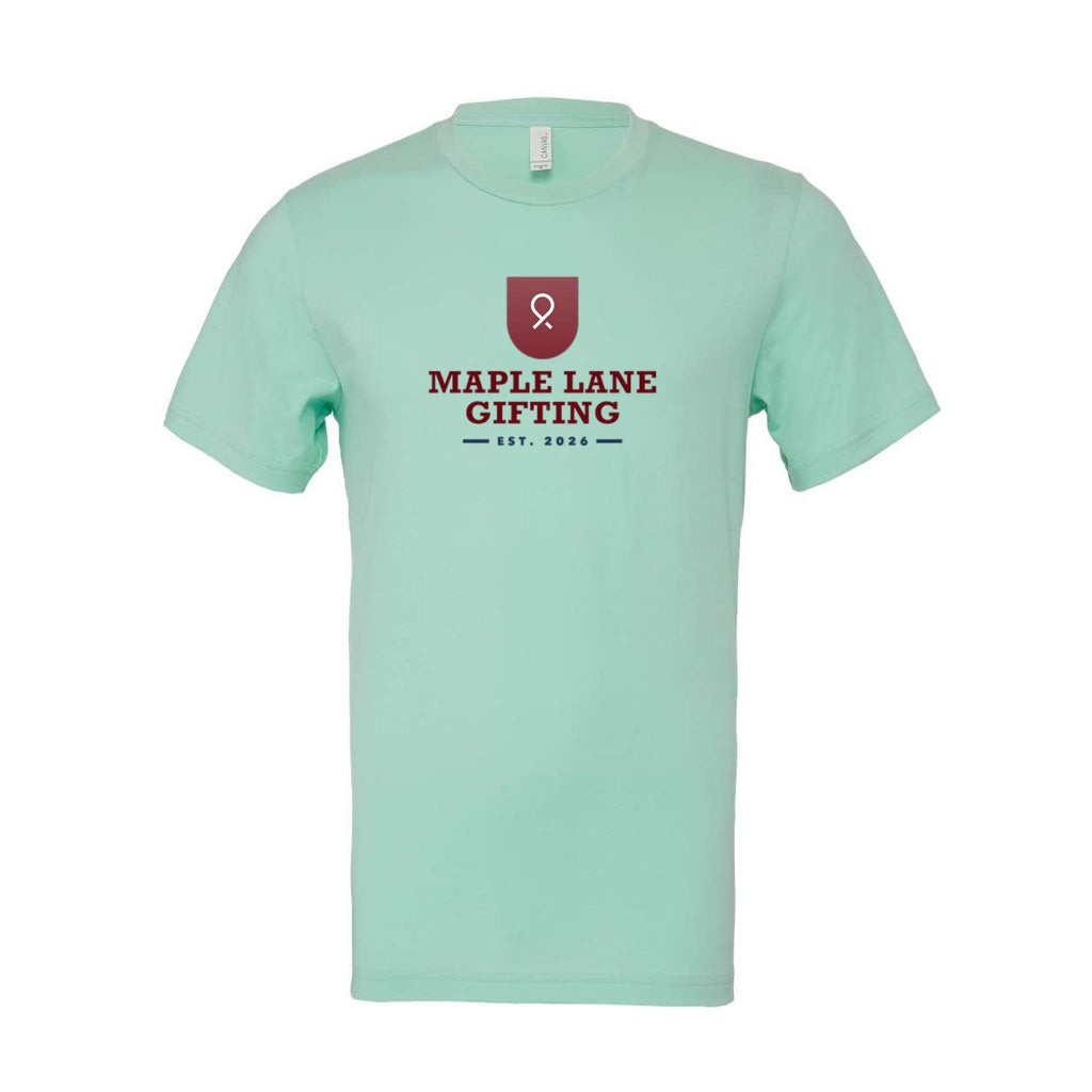 BELLA + CANVAS Unisex Jersey Tee Full Color - Mint - Front