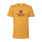 BELLA + CANVAS Unisex Jersey Tee Full Color - Mustard - Front