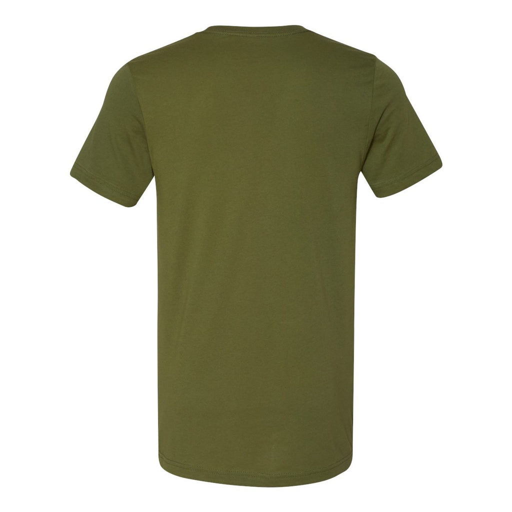 BELLA + CANVAS Unisex Jersey Tee Full Color - Olive - Back
