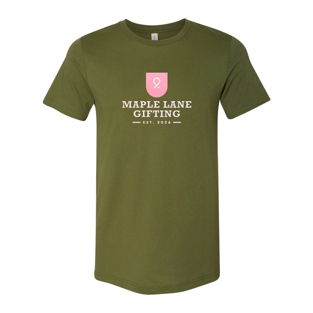 BELLA + CANVAS Unisex Jersey Tee Full Color - Olive - Front