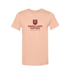 BELLA + CANVAS Unisex Jersey Tee Full Color - Peach - Front