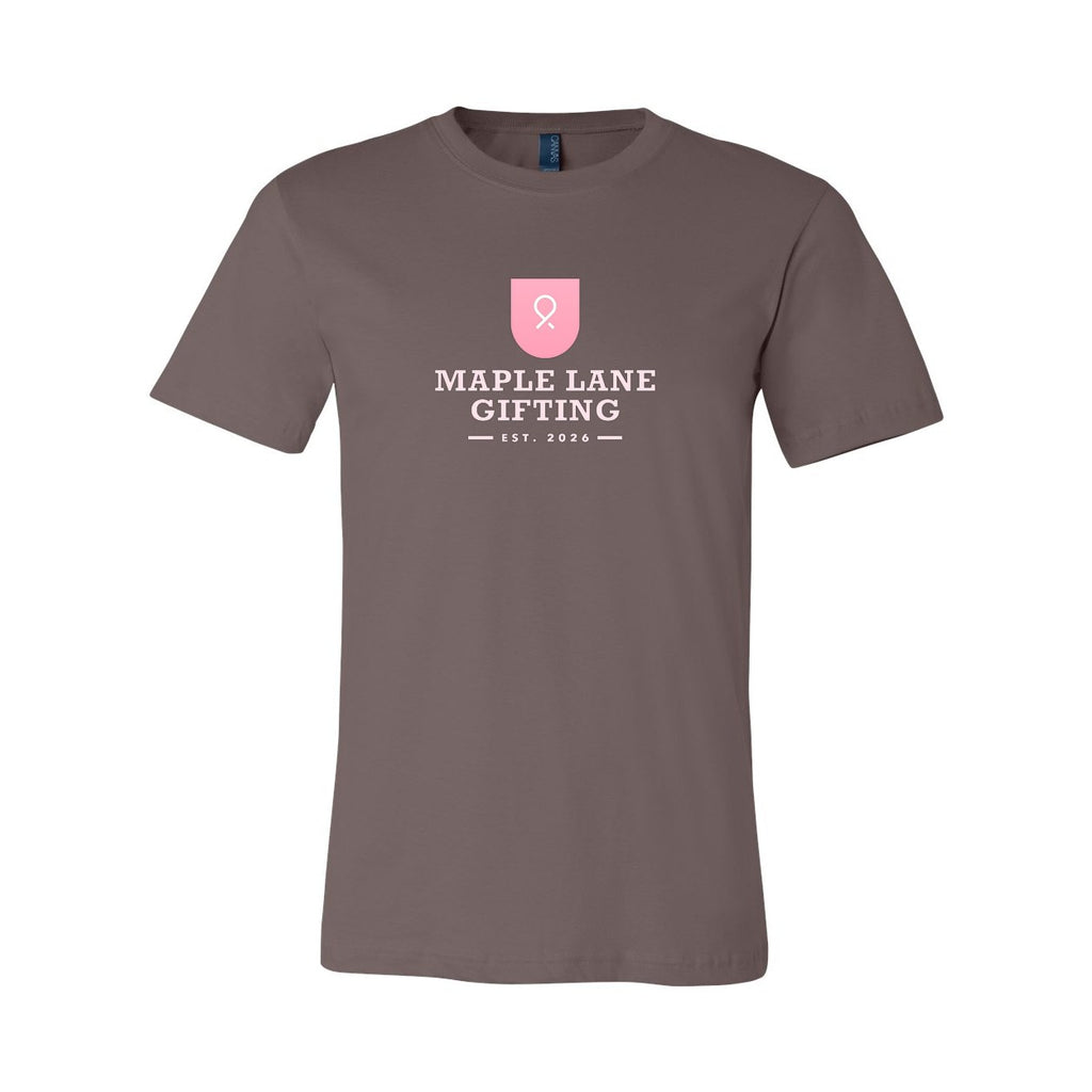 BELLA + CANVAS Unisex Jersey Tee Full Color - Pebble Brown - Front