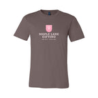 BELLA + CANVAS Unisex Jersey Tee Full Color - Pebble Brown - Front