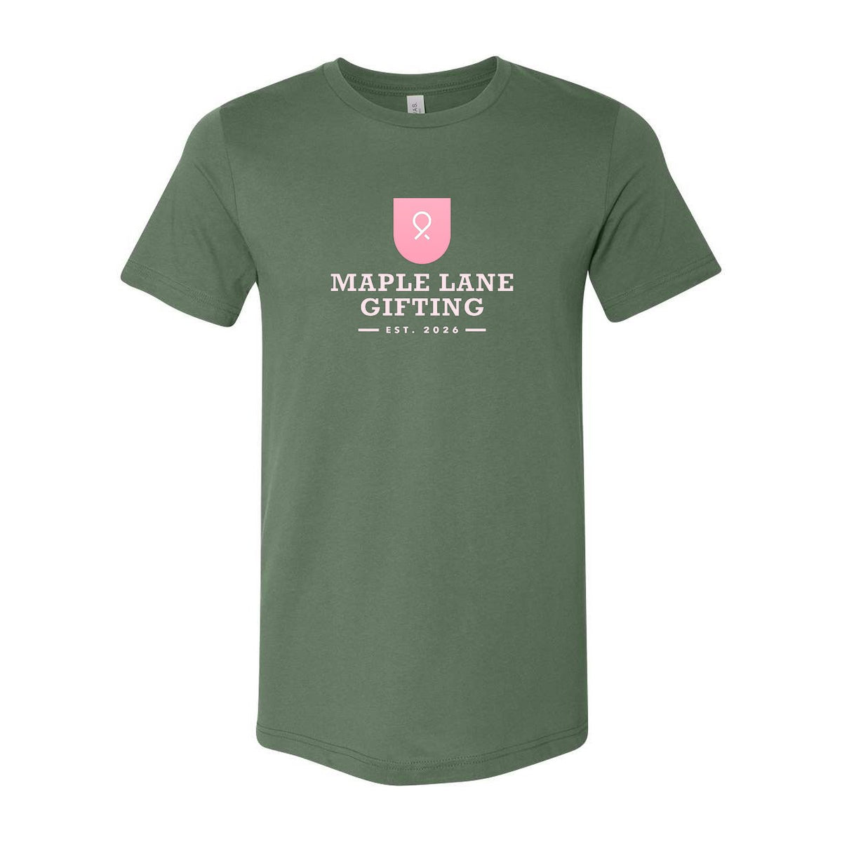 BELLA + CANVAS Unisex Jersey Tee Full Color - Pine - Front