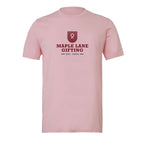BELLA + CANVAS Unisex Jersey Tee Full Color - Pink - Front