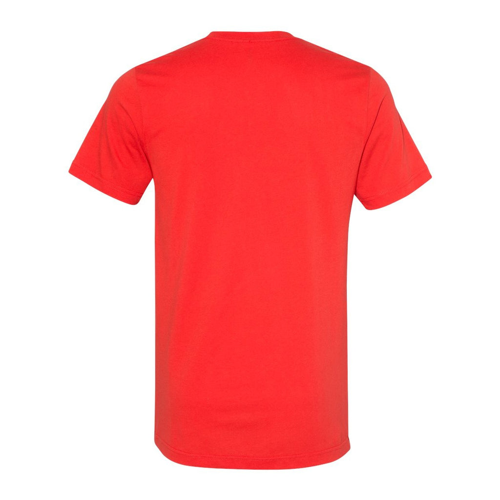 BELLA + CANVAS Unisex Jersey Tee Full Color - Poppy - Back