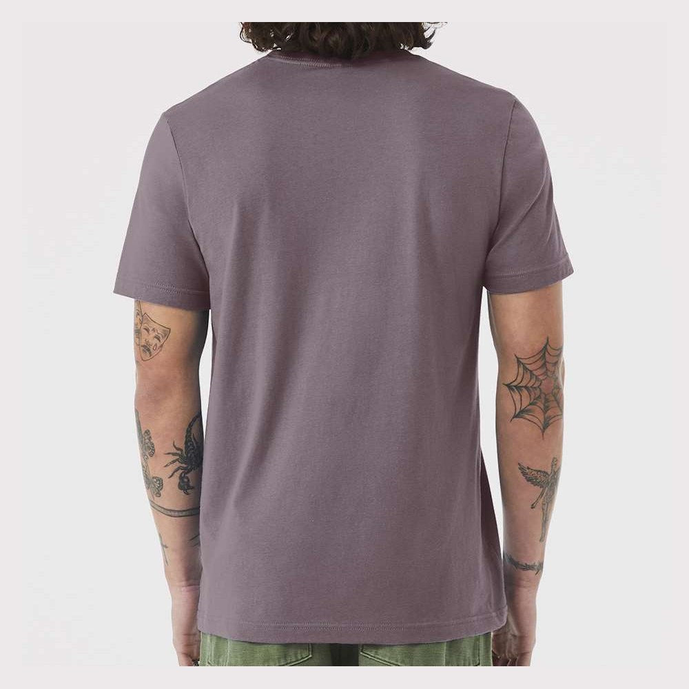 BELLA + CANVAS Unisex Jersey Tee Full Color - Purple Storm - On Model Back