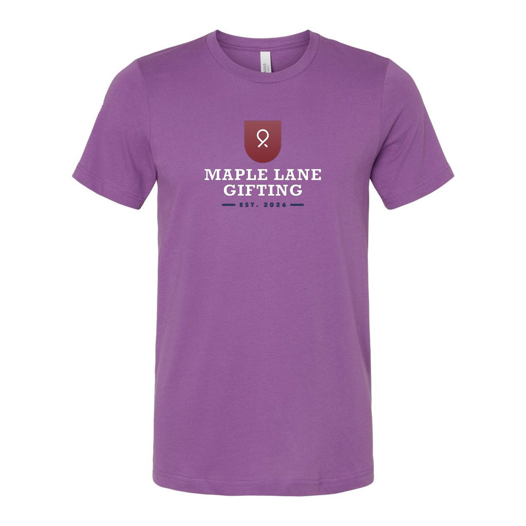 BELLA + CANVAS Unisex Jersey Tee Full Color - Royal Purple - Front