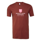 BELLA + CANVAS Unisex Jersey Tee Full Color - Rust - Front