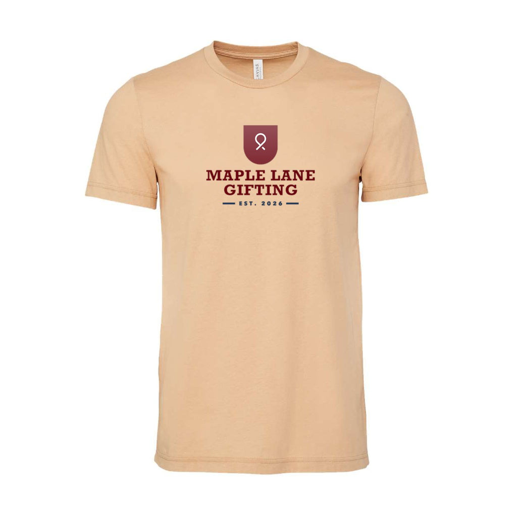 BELLA + CANVAS Unisex Jersey Tee Full Color - Sand Dune - Front