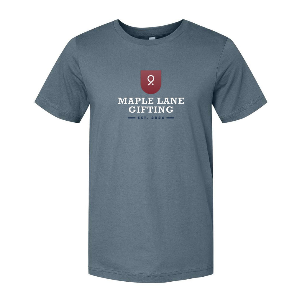 BELLA + CANVAS Unisex Jersey Tee Full Color - Slate - Front