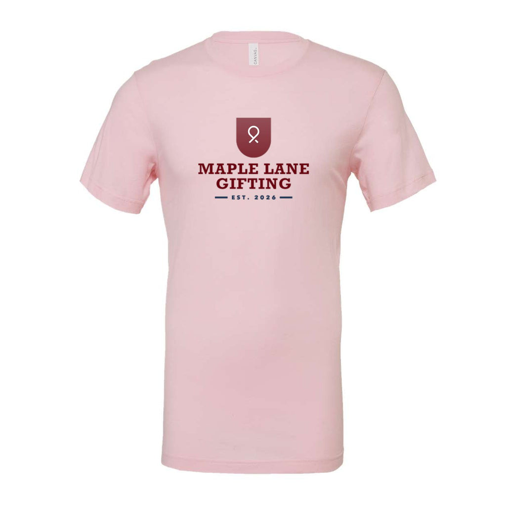 BELLA + CANVAS Unisex Jersey Tee Full Color - Soft Pink - Front