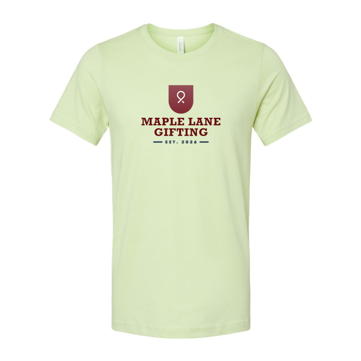 BELLA + CANVAS Unisex Jersey Tee Full Color - Spring Green - Front