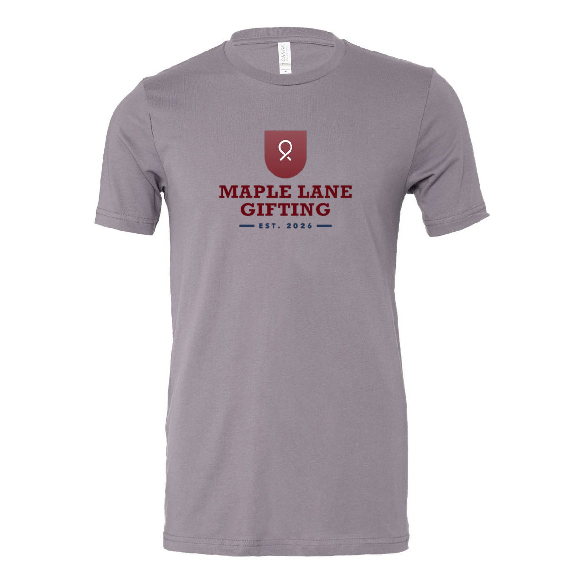 BELLA + CANVAS Unisex Jersey Tee Full Color - Storm - Front