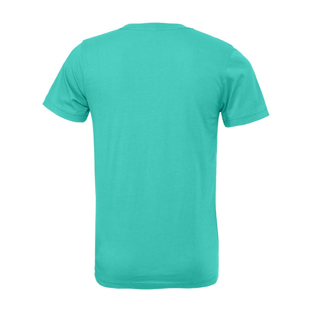 BELLA + CANVAS Unisex Jersey Tee Full Color - Teal - Back