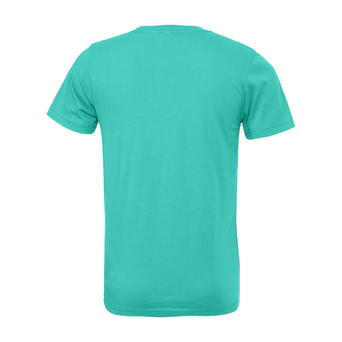 BELLA + CANVAS Unisex Jersey Tee Full Color - Teal - Back