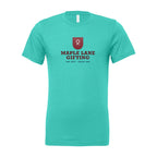 BELLA + CANVAS Unisex Jersey Tee Full Color - Teal - Front