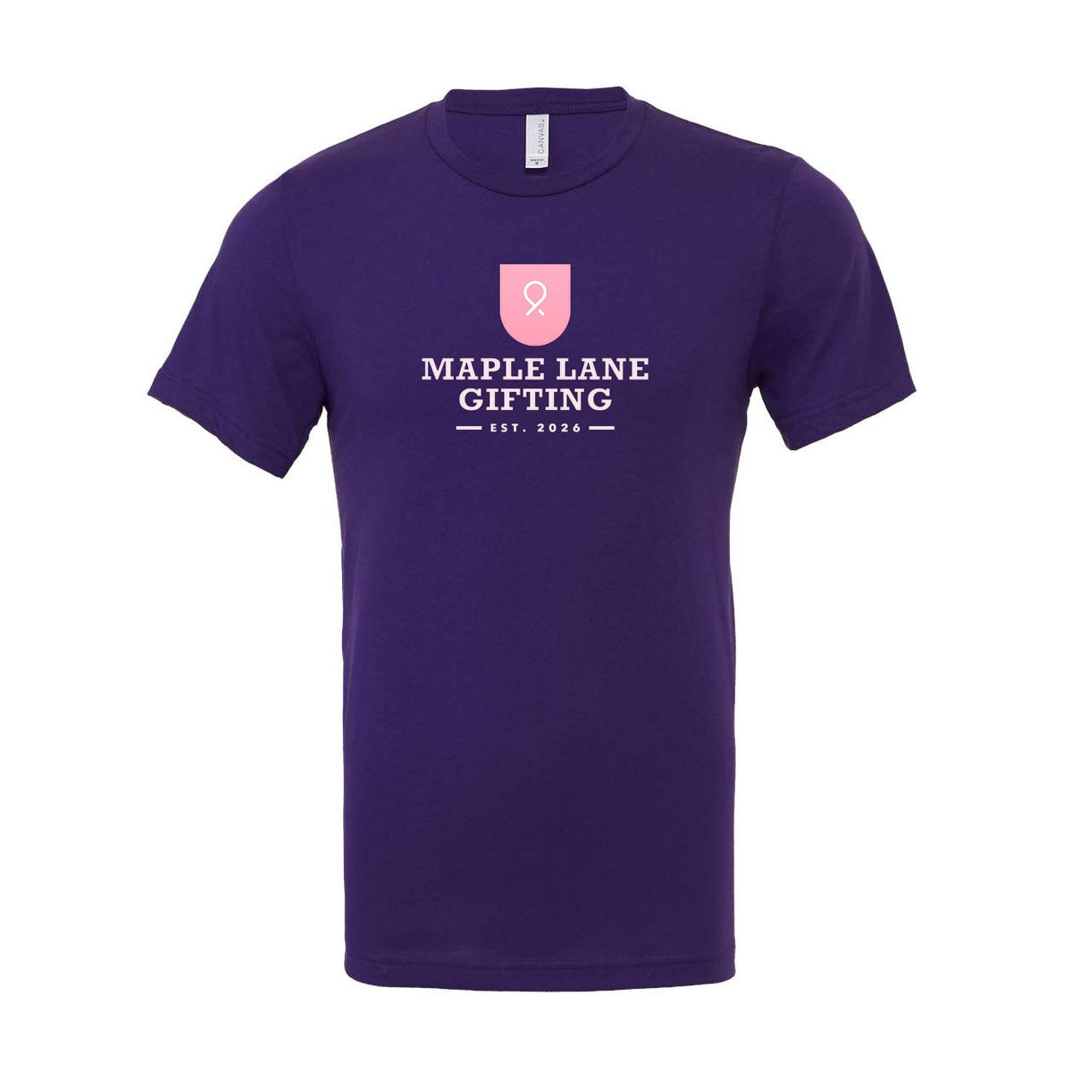 BELLA + CANVAS Unisex Jersey Tee Full Color - Team Purple - Front