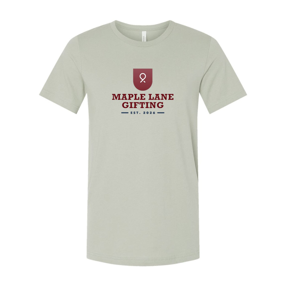 BELLA + CANVAS Unisex Jersey Tee Full Color - Thyme - Front
