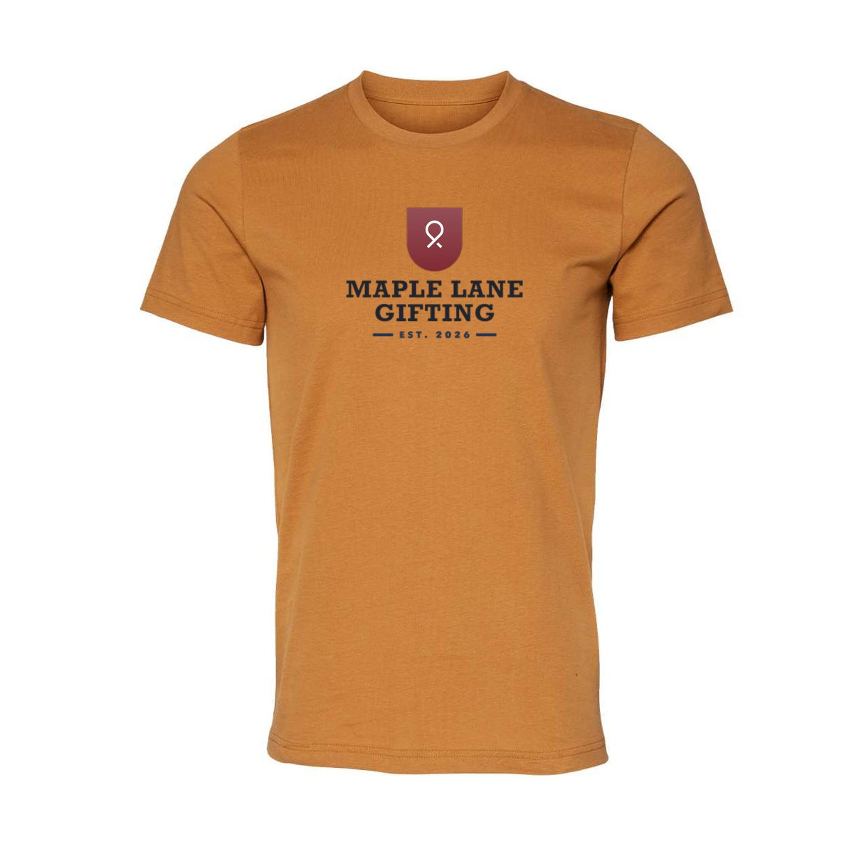 BELLA + CANVAS Unisex Jersey Tee Full Color - Toast - Front