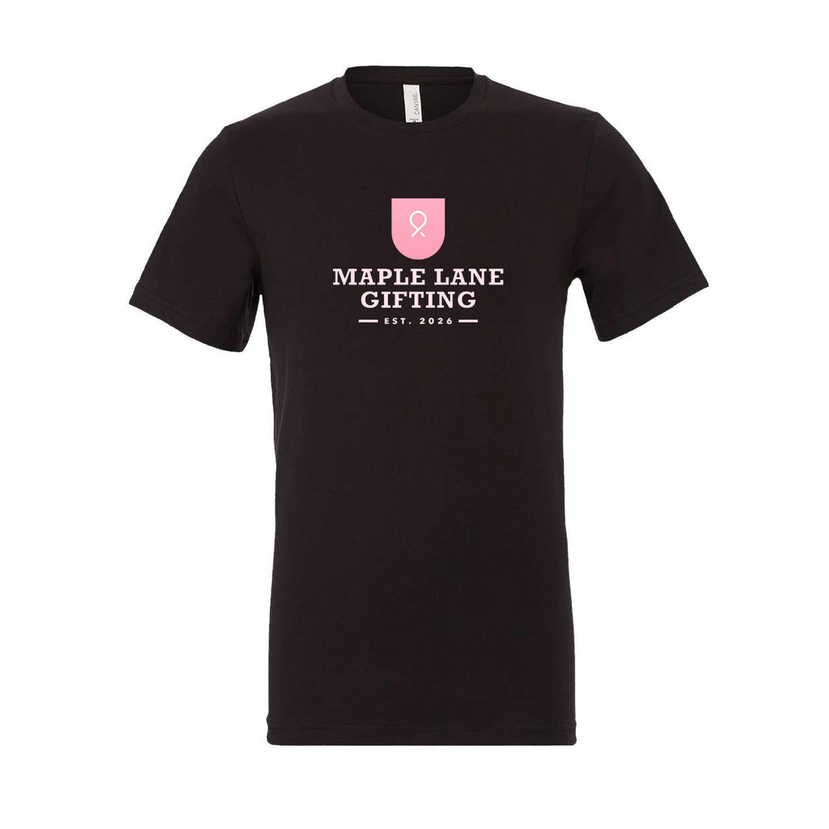 BELLA + CANVAS Unisex Jersey Tee Full Color - Vintage Black - Front