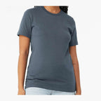 BELLA + CANVAS Unisex Jersey Tee Full Color - Vintage Navy - On Model Front