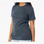 BELLA + CANVAS Unisex Jersey Tee Full Color - Vintage Navy - On Model Side