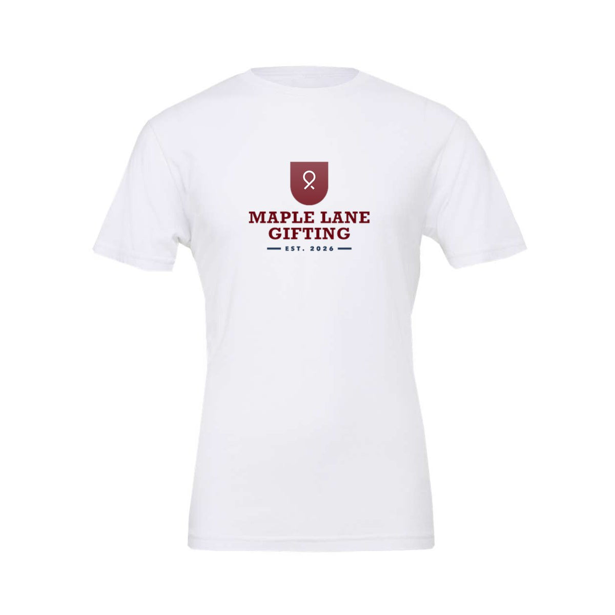 BELLA + CANVAS Unisex Jersey Tee Full Color - White - Front